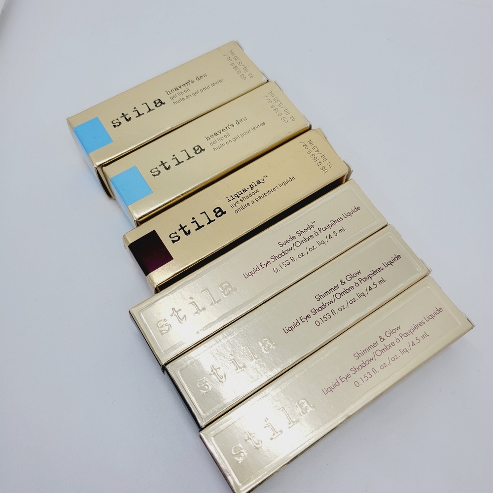 Ice Queen Stila Heaven's Dew Gel Lip Oil Sheer Icy Blue Brand New In Box - Picture 6 of 6